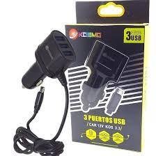 Cargador Auto 12V 3.3A V8 Kosmo