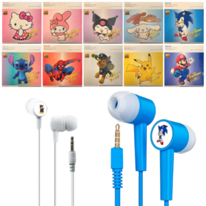 Auricular D Personajes Con Cable