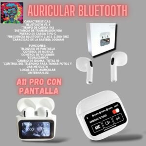 Auri Bt A11 Pro Con Pantalla