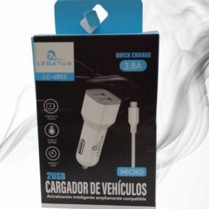 Cargador De Auto V8 Lc-4802