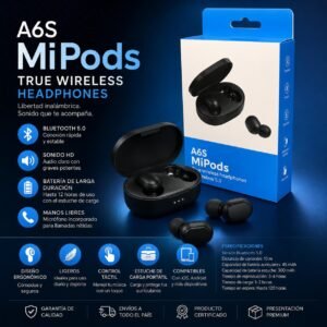 Auricular Bluetooth A6S