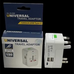 ADAPTADOR MUNDIAL CON 2 USB Y T-C