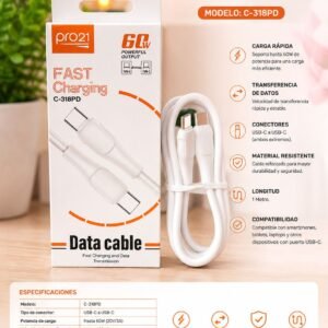 CABLE EN GOMA PRO21 C-C C-318PD