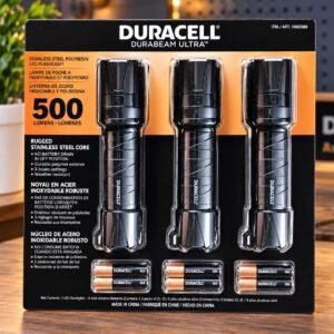 LINTERNA DURACELL X3