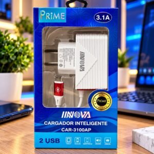 CARGADOR INOVA PRIME 3.1A V8