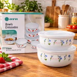 SET DE BOWLS ENLOZADOS X5